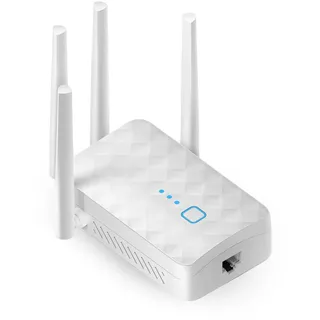 WLAN Verstärker, 1200 Mbit/S WLAN Repeater, Dualband 5GHz und 2.4GHz, WLAN Verstärker Steckdose, WiFi Repeater Fritzbox, WLAN Verstärker AP Modus, WLAN Repeater WiFi 5