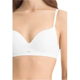 Puma Soft Padded BH Damen white 80C