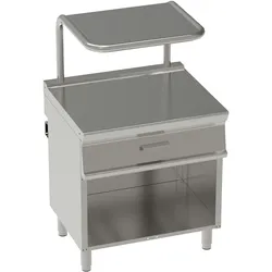 Tisch mit 1 schublade und boden auf einem offenen gestell - 800x700x900 mm - 38890617 Eurast