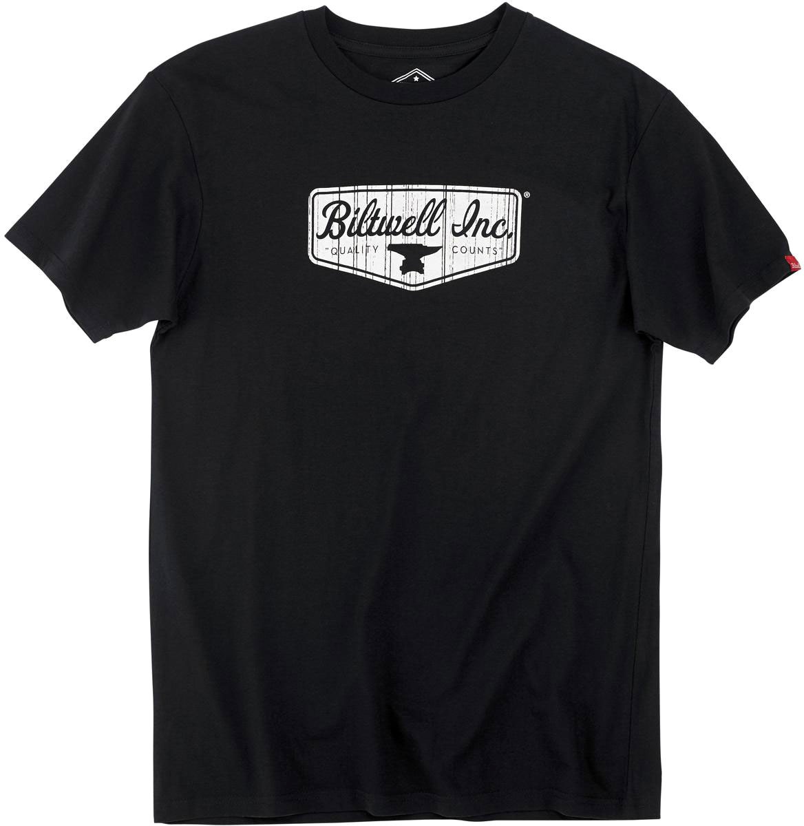 Biltwell Shield, t-shirt - Noir - XXL