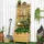 Outsunny Hochbeet mit Rankgitter 63 x 39 x 160 cm Braun
