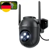 Überwachungskamera Aussen: 2K Kamera Überwachung Aussen Wlan IP Kamera Outdoor K