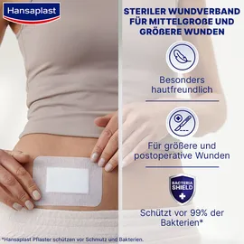 BEIERSDORF Sensitive Wundverband steril 8 x 10 cm 5 St.