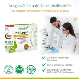 Biostile Collagen Powder Blend mit Hyaluronsäure Beutel 30 St.
