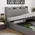 VitaliSpa Christin 160 x 200 cm Grau/Eiche
