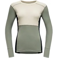 Devold of Norway Lauparen Merino 190 Langarm-t-shirt - Raw White / Fog / Ink - XL