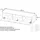 Vladon Lana Lowboard 140 x 29 x 37 cm Grau/Schwarz MDF/Spanplatte