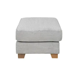 Soho Hocker Franka 75 x 42 x 62 cm Grau