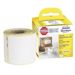 Zweckform AS0722430 Rollen-Etiketten, Paketaufkleber, 54 x 101 mm, 1 Rolle/220 Etiketten, weiß