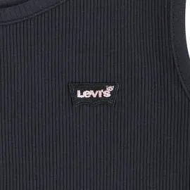 Levi's Ripptanktop LEVI'S KIDS "LVG MEET AND GREET RIBBED TANK", Mädchen, Gr. 8 (128), schwarz, Obermaterial: 95% Baumwolle, 5% Elasthan, Rundhals, Tops, for GIRLS