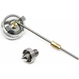 Wiltec 3 teiliges Ersatz Düsen Set 0,5 mm für Hvlp Lackierpistole H2000 oder H2000p, Spritzpistole Sprühpistole Zubehör