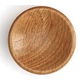 Gedotec Möbelknopf Holz | 1 Stück - Möbel Knöpfe | D: 50 mm | DISC 0530 | Knopf Eiche braun - Möbelknöpfe Holz - natürliches Design | Schrankknopf Schubladenknopf Küchengriffe Türgriffe