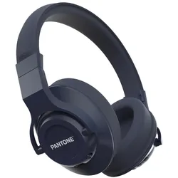 PANTONE ANC Bluetooth Kopfhörer navy   extra Komfort durch verstellbaren Bügels und weiche Ohrpolster   Active Noise Cancellation