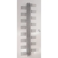 Zehnder Design-Elektroheizkörper „Yucca“ 50 × 136,5 cm in Chrom
