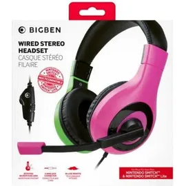 Bigben Interactive Stereo-Gaming-Headset V1 grün/pink