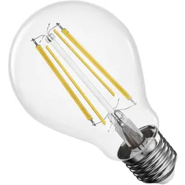 EMOS dimmbare Edison LED Lampe Filament A60, 7,5W Ersatz für 75W Glühbirne, Vintage-Stil mit E27 Sockel, Helligkeit 1055lm, Neutralweiß 4000K, Z...