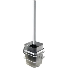 Maximex WC-Bürstengarnitur TurboFIX Edelstahl 1