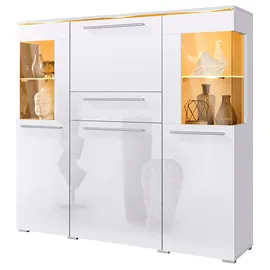 OTTO home Highboard 130 x 127,5 x 39 cm Weiß
