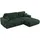 MKS Ecksofa OVO Cord 4-Sitzer Grün