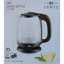 LENTZ Glas LED 74123 schwarz