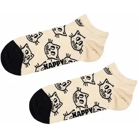Happy Socks Sneakersocken 3er Pack Beige/Schwarz/Mehrfarbig 41-46