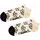 Happy Socks Sneakersocken 3er Pack Beige/Schwarz/Mehrfarbig 41-46