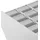 vidaXL Gitterroststufe 60x24x7 cm Verzinkter Stahl