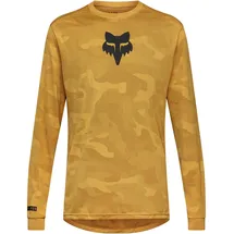 Fox Herren Ranger Tru Dri LS Trikot (Größe S, braun)