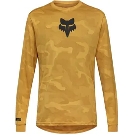 Fox Herren Ranger Tru Dri LS Trikot (Größe S, braun)