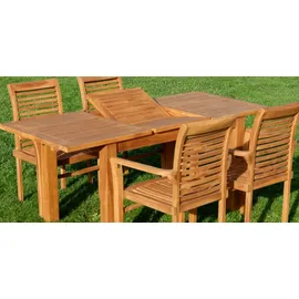 ALEOS. Teak Set 7-tlg. Braun