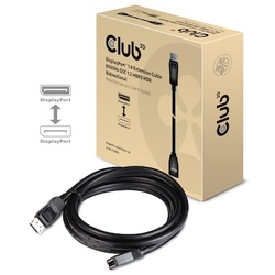 Club 3D DisplayPort 1.4 Verlängerungskabel 8K60Hz DSC1.2 HBR3 HDR St. Bu. 3m