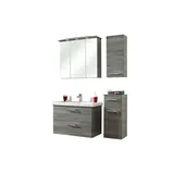 Möbel Kraft Badmöbel-Set PELIPAL 5-tlg. Grau