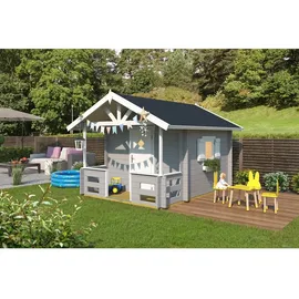 Lasita Maja Spielhaus Lido 215 x 215 cm Grau
