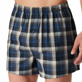 SCHIESSER Webboxer blau/grau 3XL 2er Pack