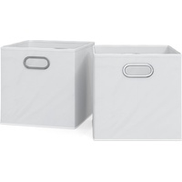 Vicco Faltbox, Weiß, 30 x 30 cm 2er Set