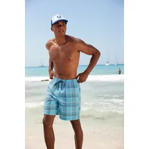 H.I.S. Badeshorts Karo Blau S