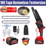 Akku-kettensäge Elektro Kettensägen 3600w Handkettensäge Ladegerät/4000mah Akku