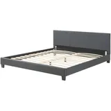 Corium Albacete 180 x 200 cm Dunkelgrau