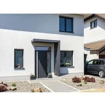 Gutta Rechteckvordach BS Plus 160 x 90 x 15,5 cm anthrazit