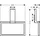 Axor Universal Rectangular Handtuchring, 42623340,