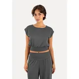 SMILODOX Jorina Pyjama-Shirt Grau XS