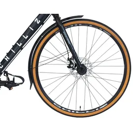 chilliz Gravelbike GL.08 28 Zoll RH 57 cm Unisex schwarz, glänzend