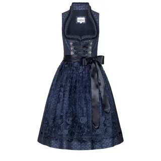 Nübler Trachtenkleid Dirndl midi Coro in Dunkelblau von Nübler blau 38