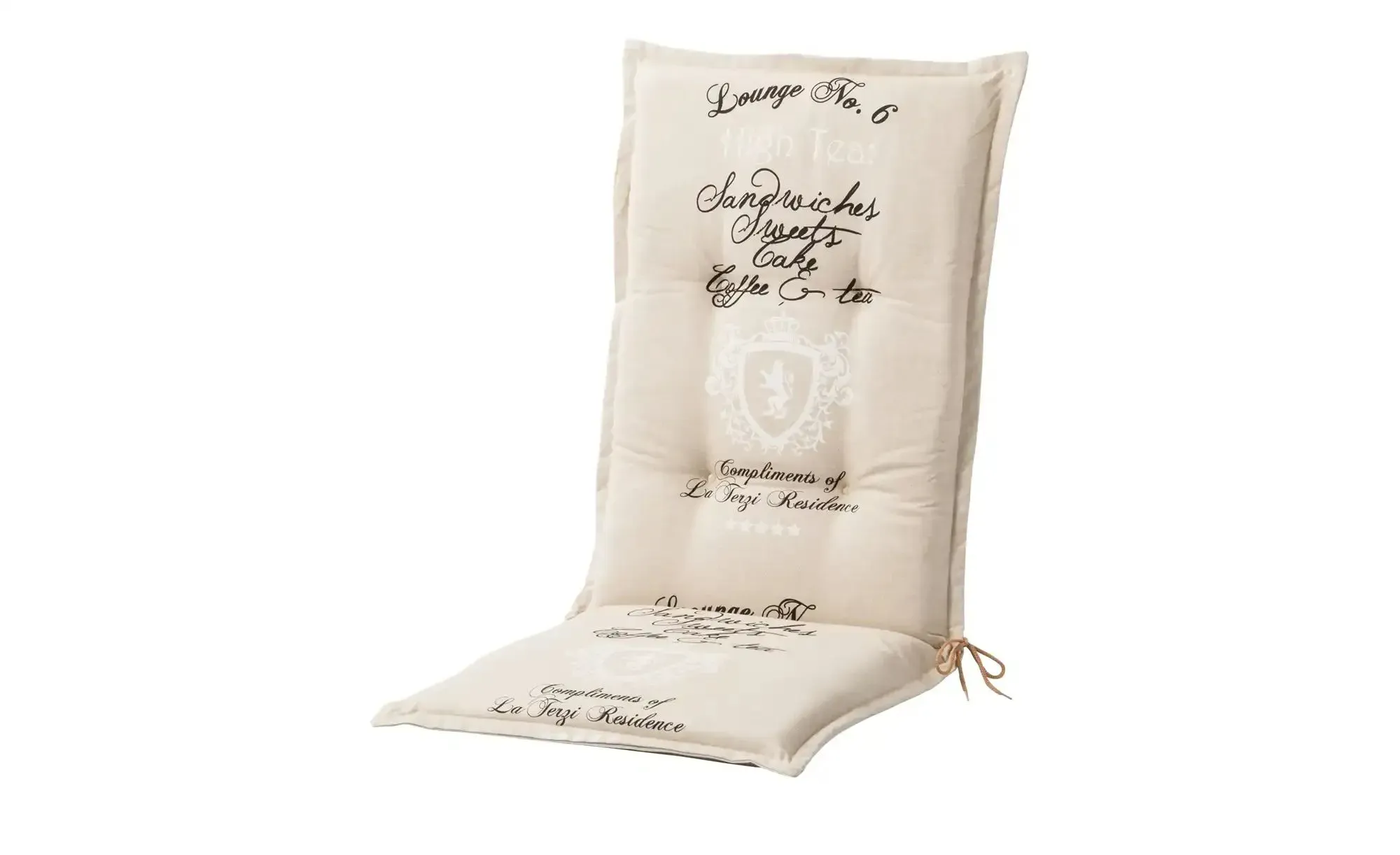 GO-DE Gartenmöbel-Auflage  High Tea Sand , beige , Maße (cm): B: 50 H: 7