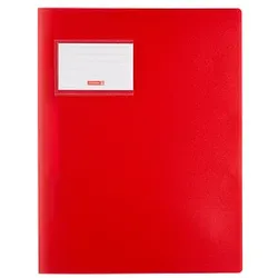 BRUNNEN Schnellhefter FACT! Kunststoff rot transluzent DIN A4