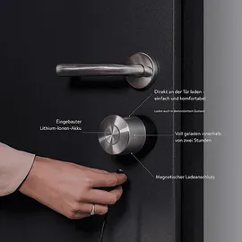 NUKI Smart Lock Pro (5. Generation) Smartlock , Silber
