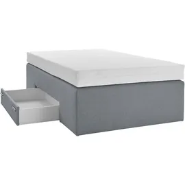 Westfalia Schlafkomfort Boxspringbett 120 x 200 cm Grau