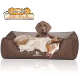 Knuffelwuff Tierbett Hundebett Outlander, Orthopädisch braun 63 cm x 85 cm