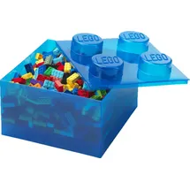 NHG Aufbewahrungsstein 4 Noppen 1-tlg. Blau/Transparent