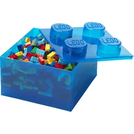 NHG Aufbewahrungsstein 4 Noppen 1-tlg. Blau/Transparent